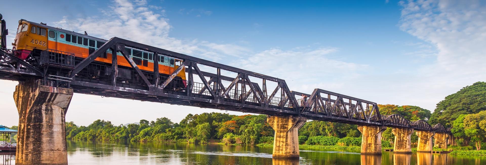 Bridge over the river Kwai, Kanchanaburi