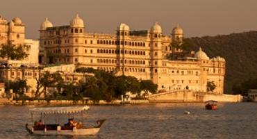 Boats on Lake Pichola, Udaipur, Rajasthan