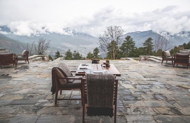 Terrace, Six Senses Paro