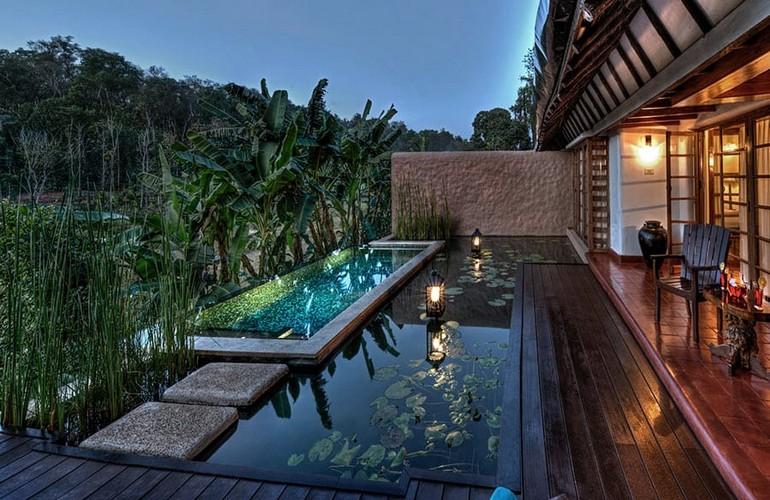 Courtyard, Lily Pool Cottage, Evolve Back Chikkana Halli Estate