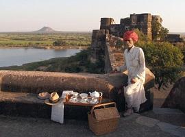 Sundowner at Shahpura Bagh - the best heritage hotel in India