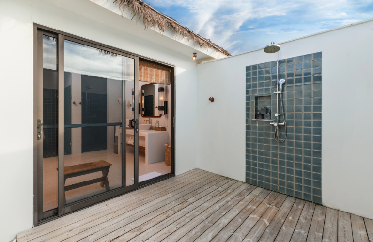 Oceanview Villa Outdoor Shower